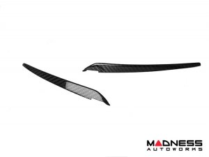  Alfa Romeo Giulia Splash Guard Covers - Carbon Fiber